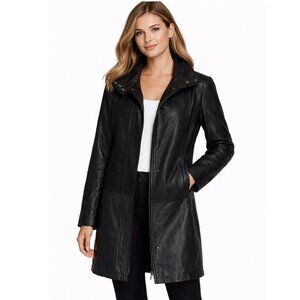 🖤 BLINK Genuine Leather Coat – Size M